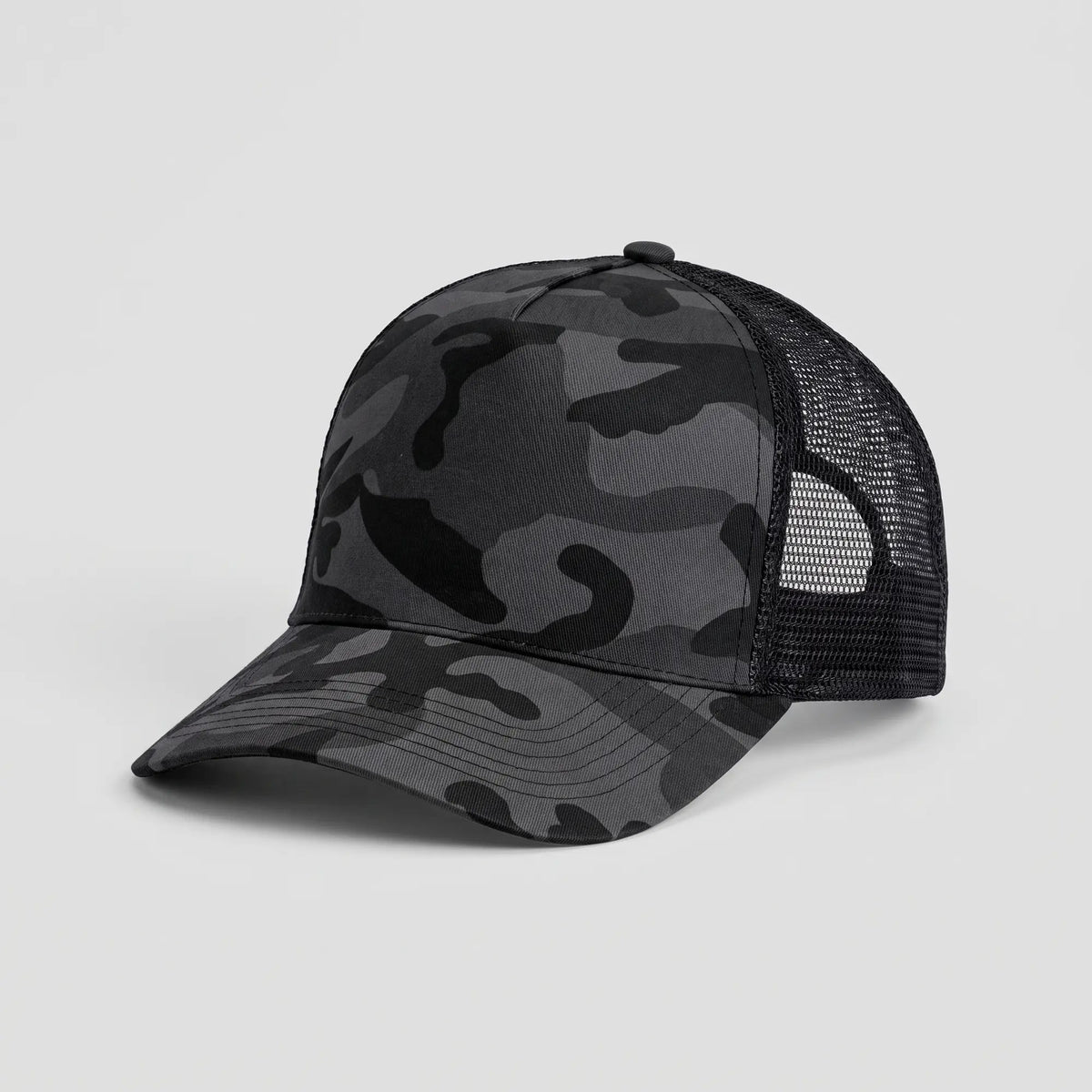 Camo Snapback Trucker Cap with Custom Embroidery | Design Your Own Logo