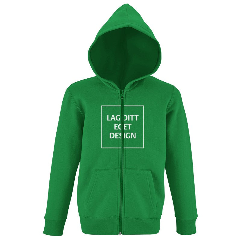 Custom Kids Full-Zip Hoodie | Soft Fleece Jacket with Pockets