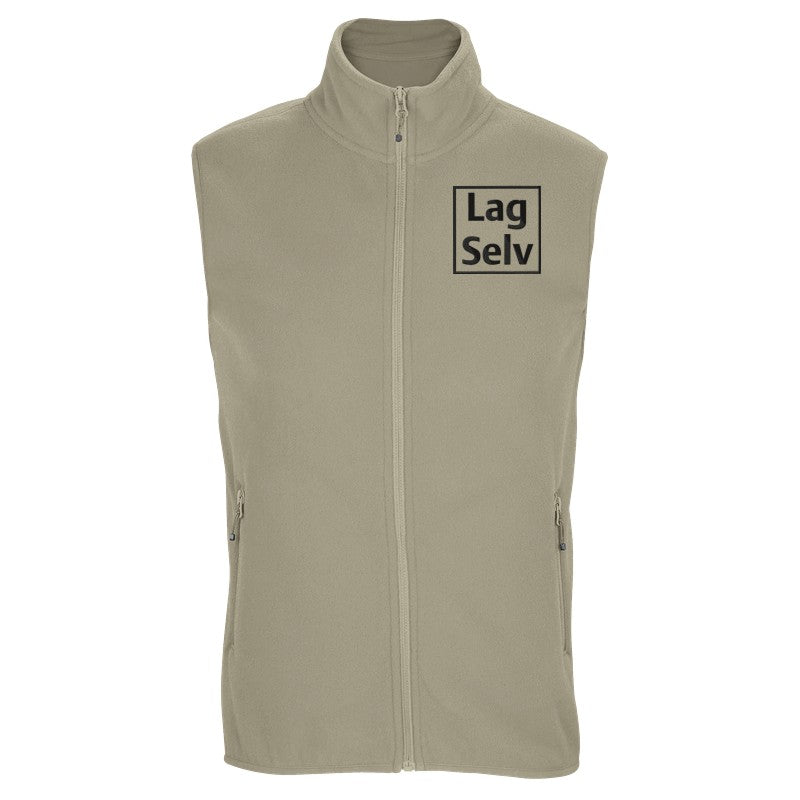 Unisex Microfleece Zip Vest | Custom Design with Embroidery