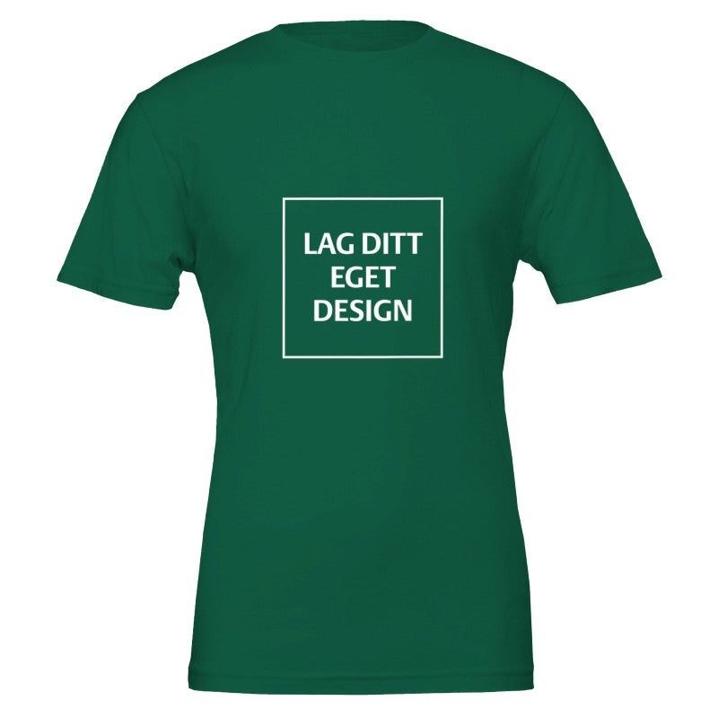 Premium Unisex Crewneck T-Shirt | Design Your Own with Custom Print