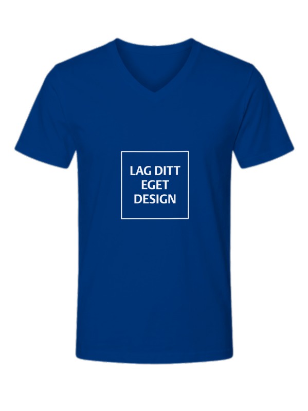 Design Your Own Unisex V-Neck T-Shirt | Custom Print