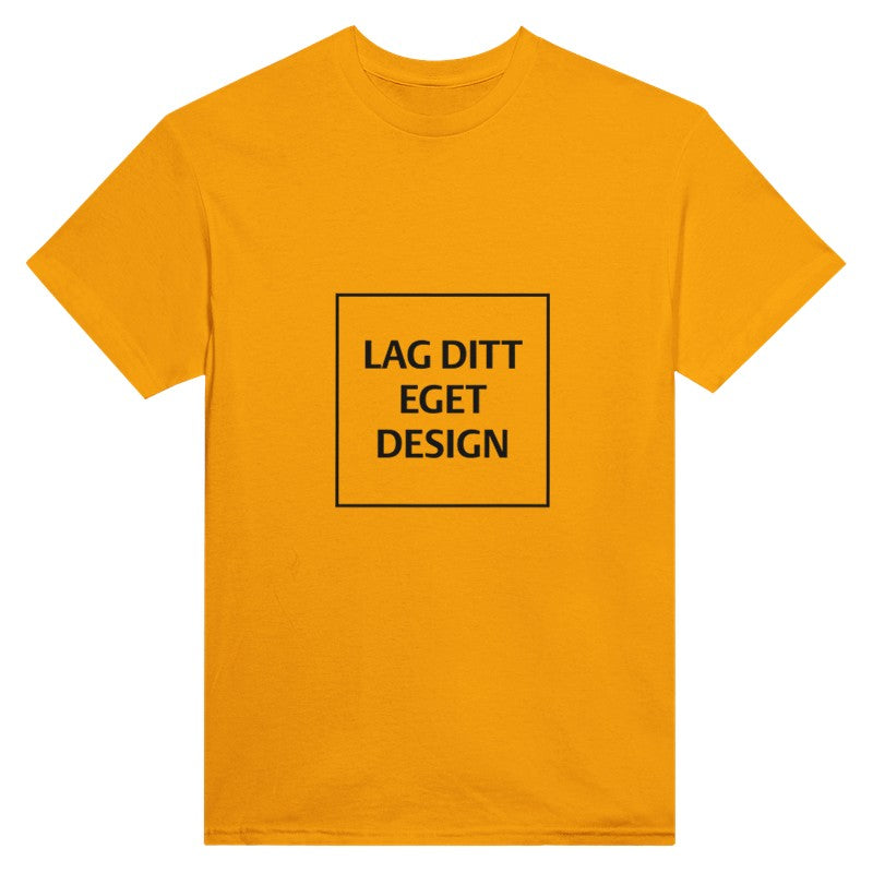 Custom Heavyweight Unisex Crewneck T-Shirt | Design Your Own Print