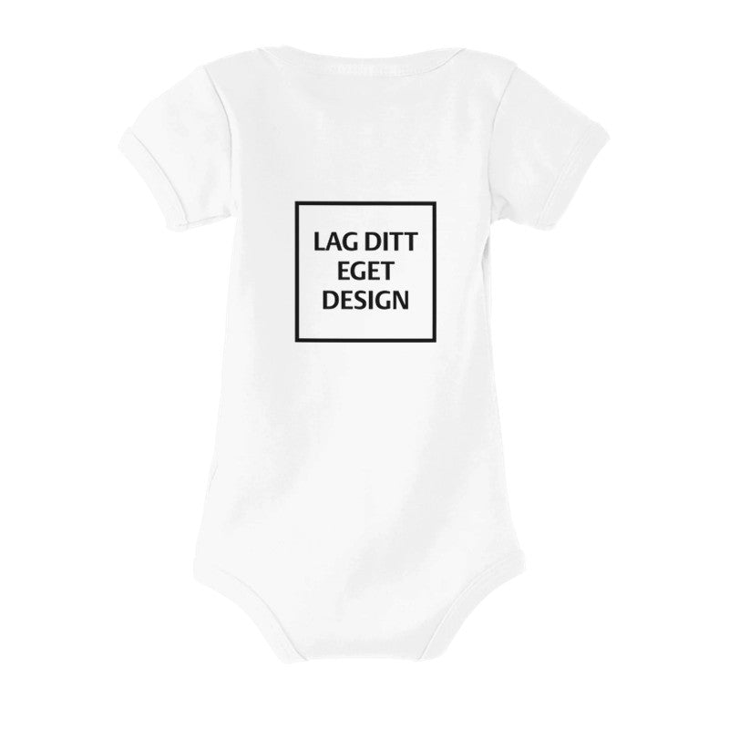 Custom Organic Short Sleeve Baby Bodysuit | Soft Onesie