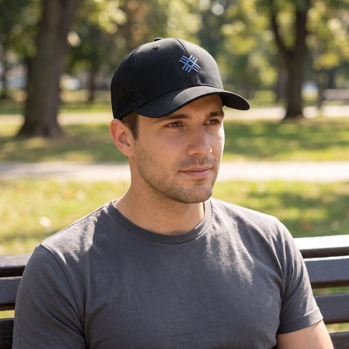 Custom Organic Cotton Trucker Hat with Embroidery | Design Your Own Cap