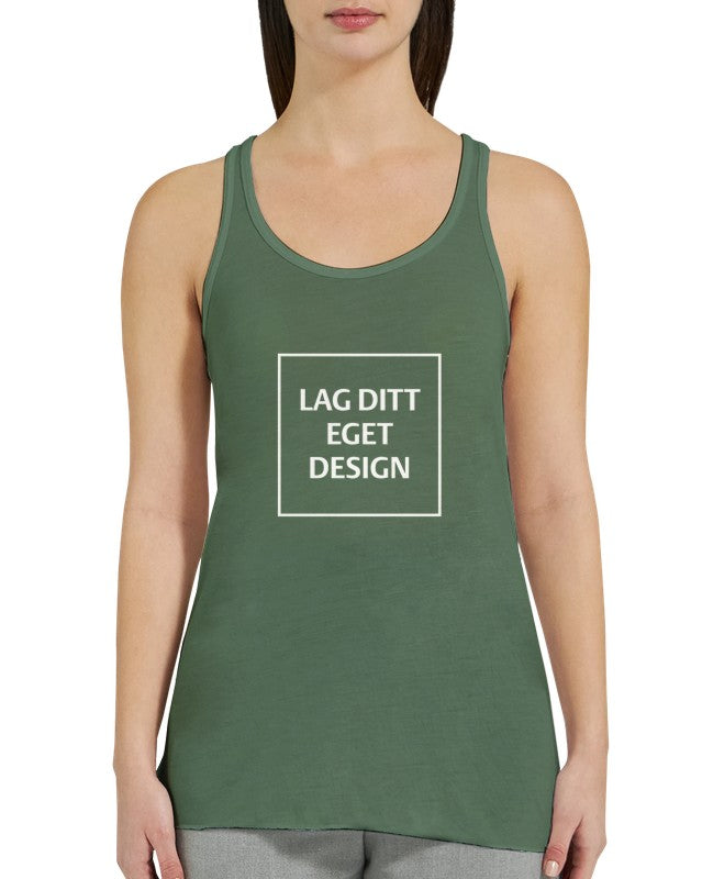 Design Your Own Flowy Racerback Tank Top | Ladies Singlet with Custom Print
