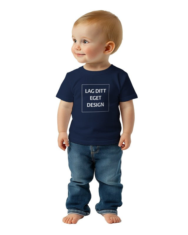 Custom Baby Crewneck T-Shirt | Soft Cotton Baby Tee