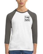 Create Your Own Unisex Raglan 3/4 Sleeve T-Shirt | With Custom Embroidery