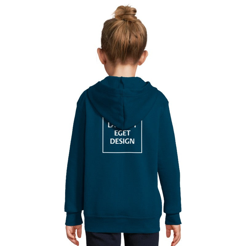Custom Kids Full-Zip Hoodie | Soft Fleece Jacket with Pockets