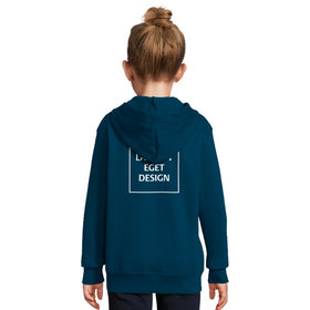 Custom Kids Full-Zip Hoodie | Soft Fleece Jacket with Pockets