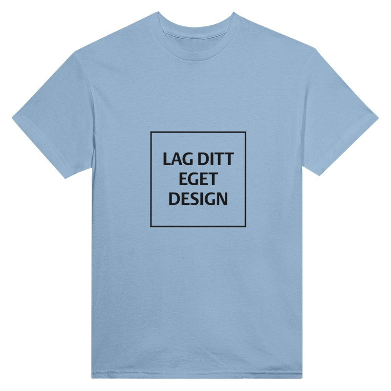 Custom Heavyweight Unisex Crewneck T-Shirt | Design Your Own Print