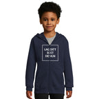 Custom Kids Full-Zip Hoodie | Soft Fleece Jacket with Pockets