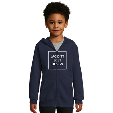 Custom Kids Full-Zip Hoodie | Soft Fleece Jacket with Pockets