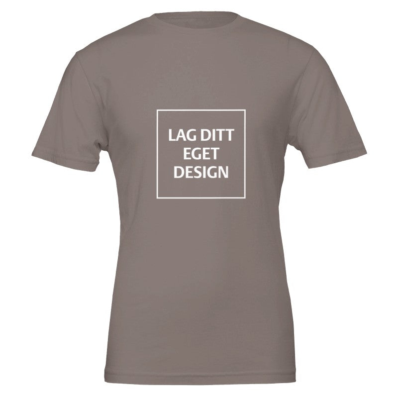 Premium Unisex Crewneck T-Shirt | Design Your Own with Custom Print