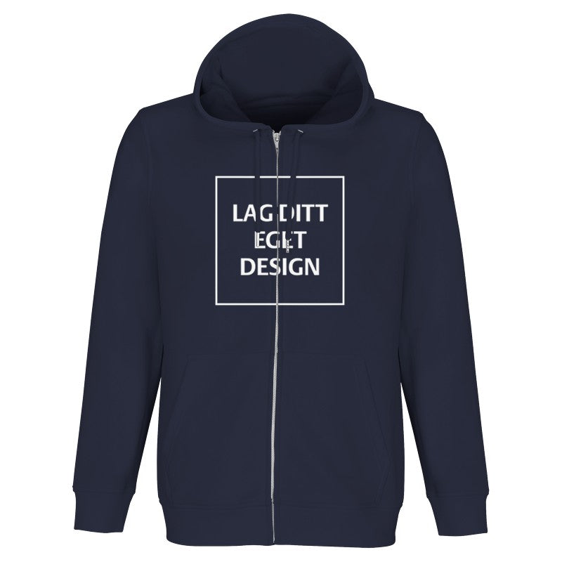 Organic Hoodie with Custom Print | Unisex Zip Hoodie