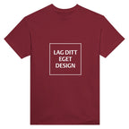 Custom Heavyweight Unisex Crewneck T-Shirt | Design Your Own Print