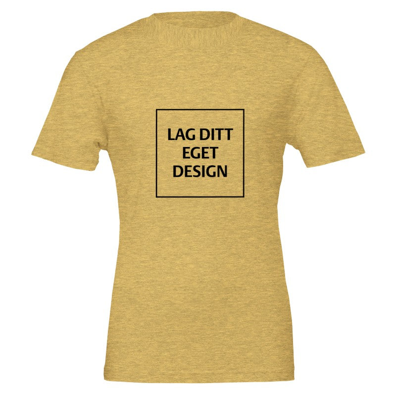 Premium Unisex Crewneck T-Shirt | Design Your Own with Custom Print