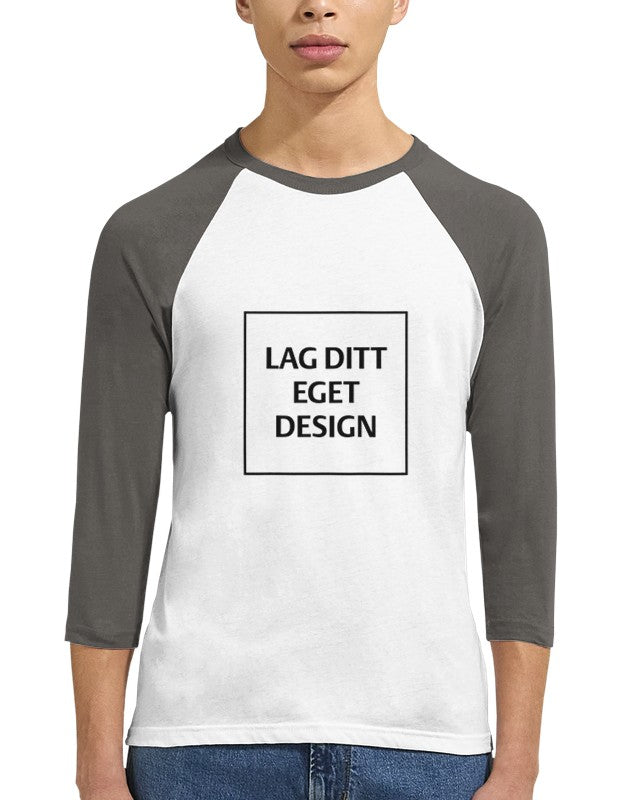 Unisex 3/4 Sleeve Raglan T-Shirt – Create Your Unique Design