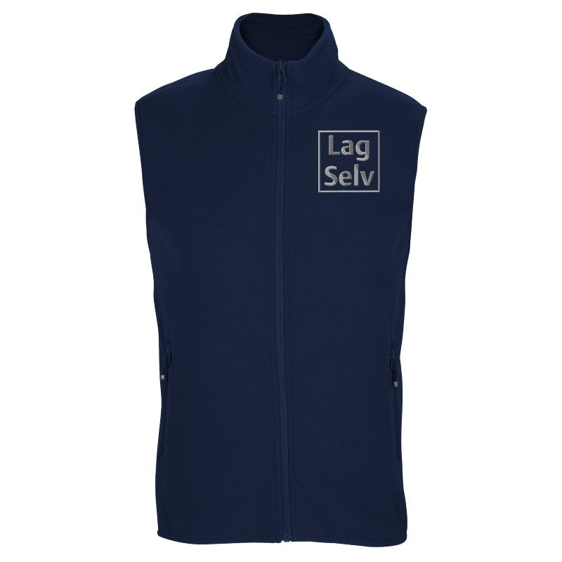 Unisex Microfleece Zip Vest | Custom Design with Embroidery