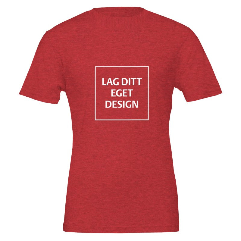 Premium Unisex Crewneck T-Shirt | Design Your Own with Custom Print