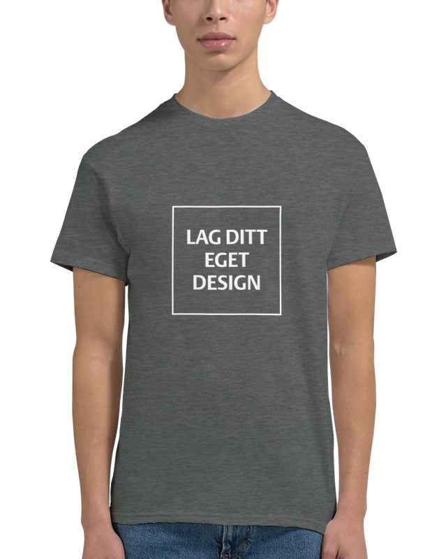 Custom Heavyweight Unisex Crewneck T-Shirt | Design Your Own Print