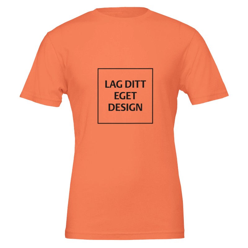 Premium Unisex Crewneck T-Shirt | Design Your Own with Custom Print