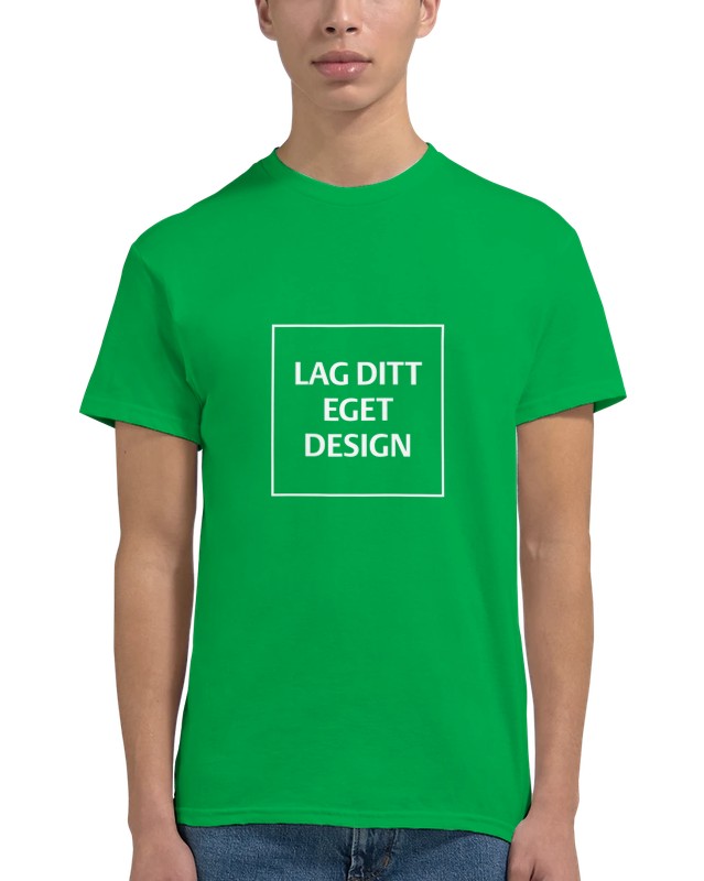 Custom Heavyweight Unisex Crewneck T-Shirt | Design Your Own Print
