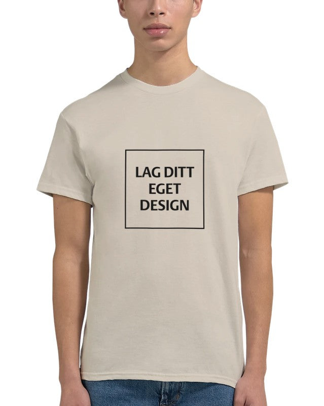 Custom Heavyweight Unisex Crewneck T-Shirt | Design Your Own Print