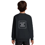 Custom Kids Crewneck Sweatshirt | Recycled Fleece Sweater