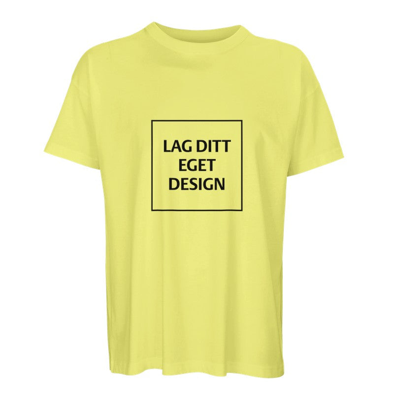 Organic Oversized Men's T-shirt | Design Your Own Custom Print Tee