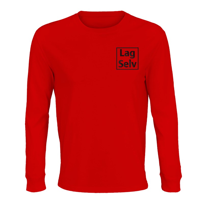 Design Your Own Organic Long Sleeve T-Shirt with Custom Embroidery