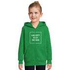 Custom Kids Full-Zip Hoodie | Soft Fleece Jacket with Pockets