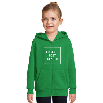 Custom Kids Full-Zip Hoodie | Soft Fleece Jacket with Pockets