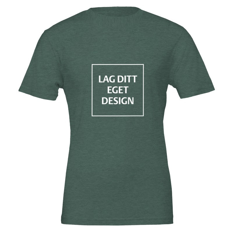 Premium Unisex Crewneck T-Shirt | Design Your Own with Custom Print