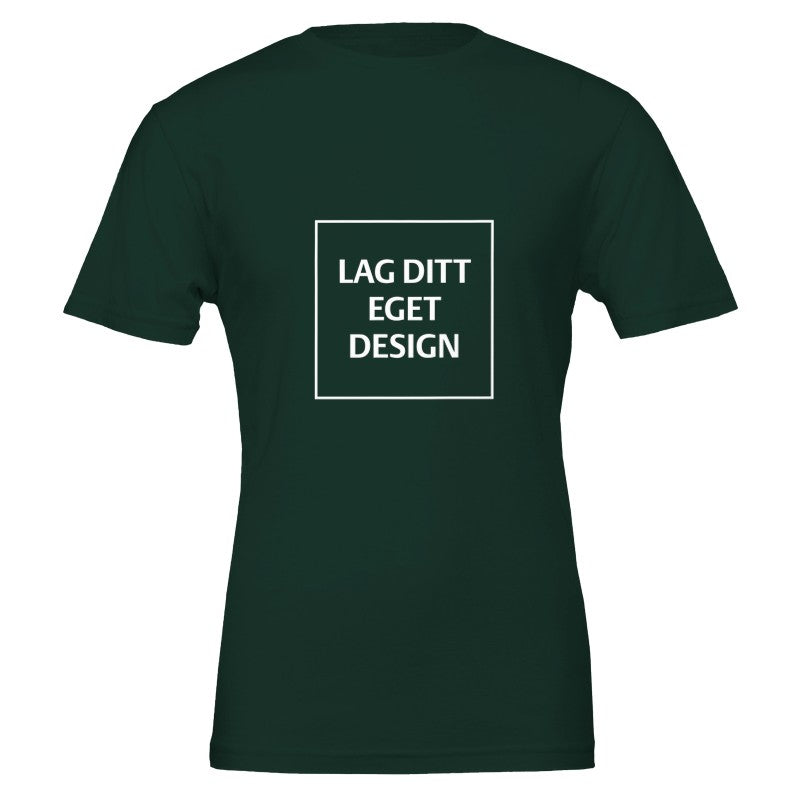 Premium Unisex Crewneck T-Shirt | Design Your Own with Custom Print