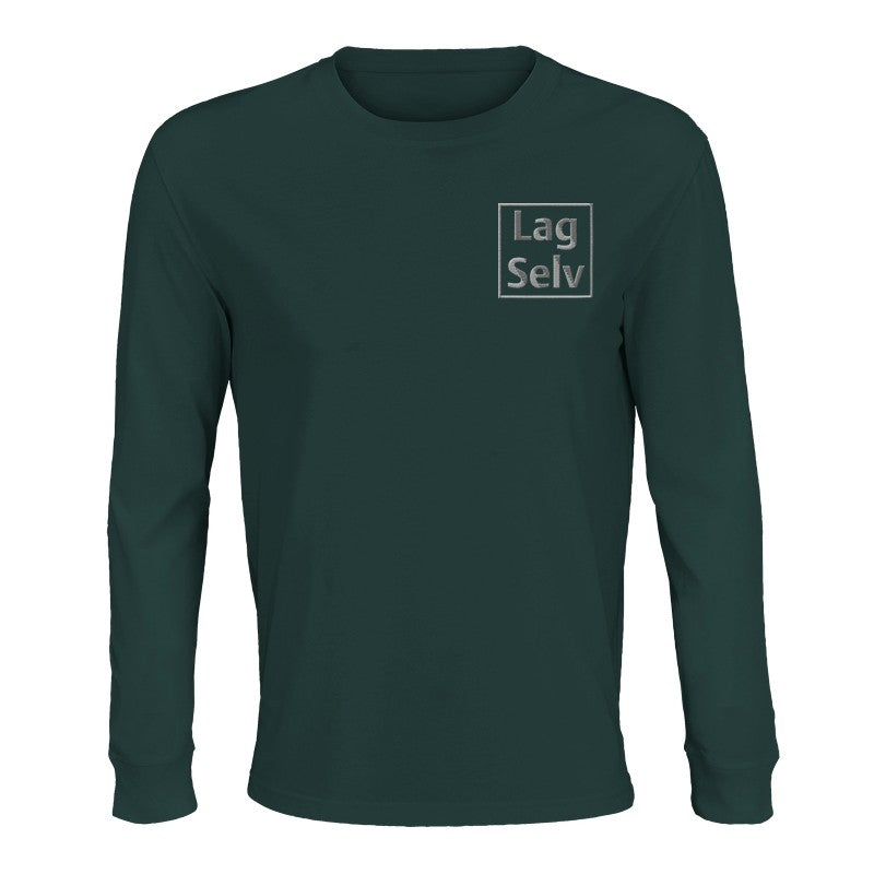 Design Your Own Organic Long Sleeve T-Shirt with Custom Embroidery