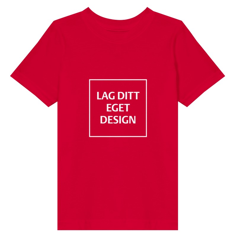Custom Toddler Fine Jersey T-Shirt | Soft Ringspun Cotton Tee