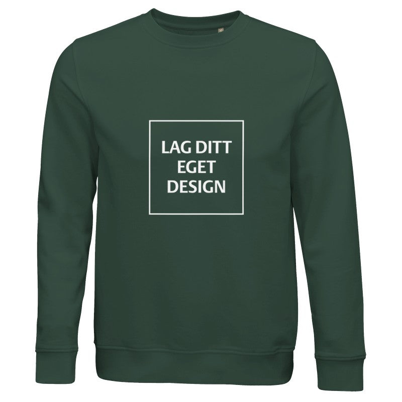 Organic Unisex Custom Crewneck Sweatshirt | Design Your Own
