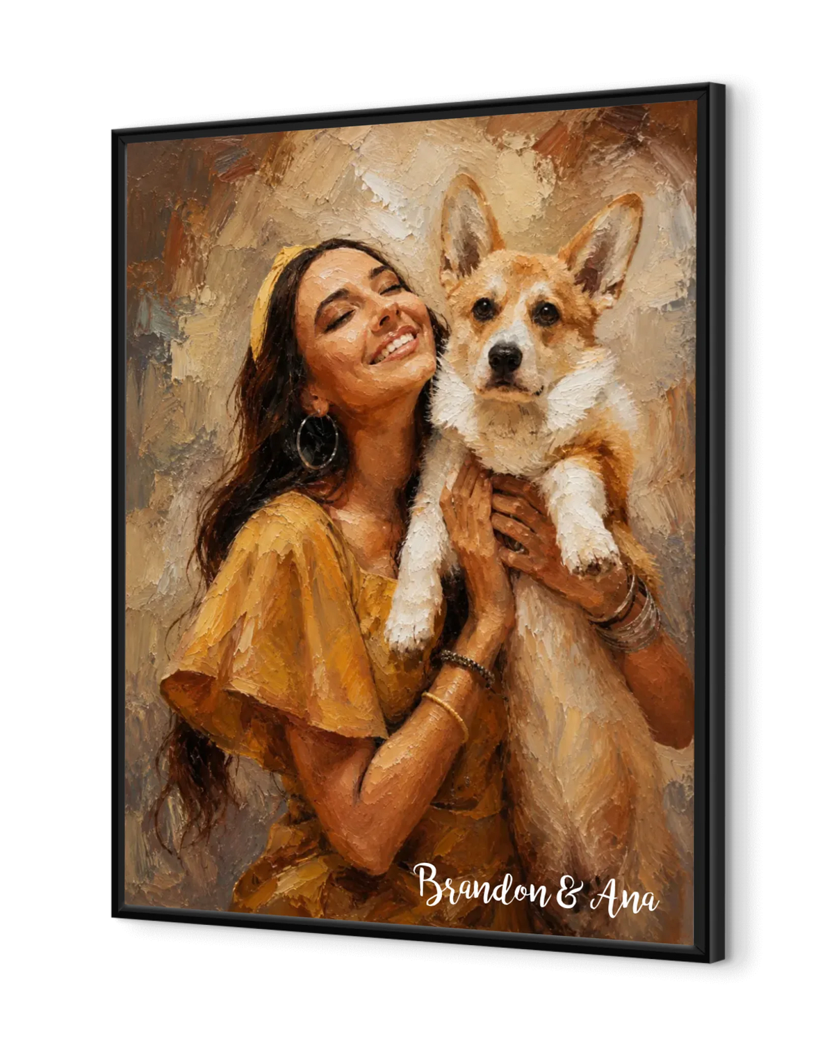 Custom Oil Painting Pet Portrait – Classical Dog & Cat Art Poster