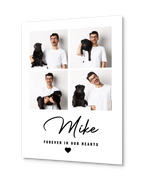 Personalized Pet Memorial Photo Collage Poster – Loving Tribute Wall Art