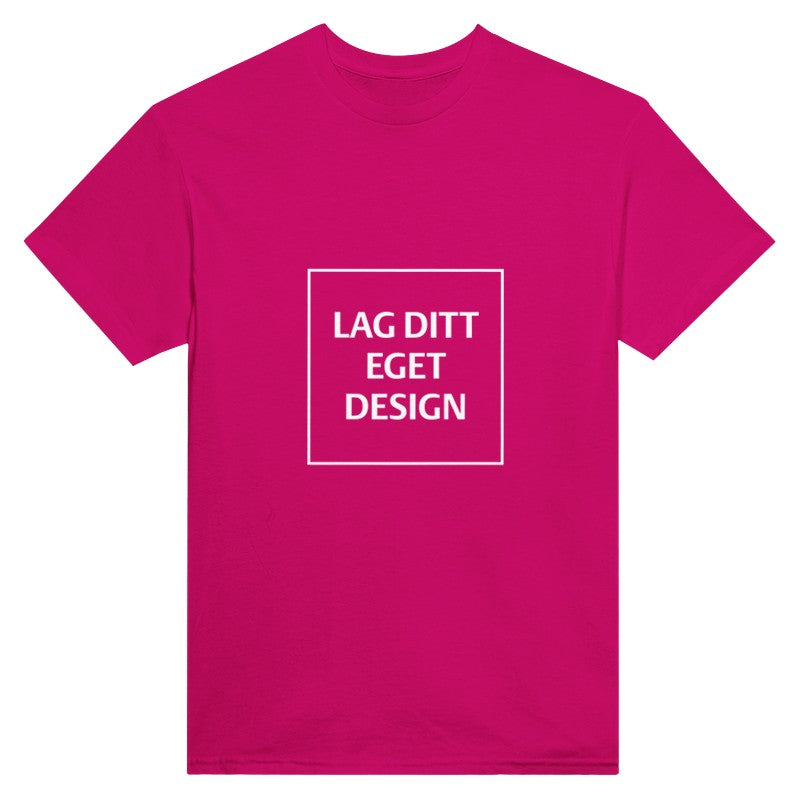 Custom Heavyweight Unisex Crewneck T-Shirt | Design Your Own Print