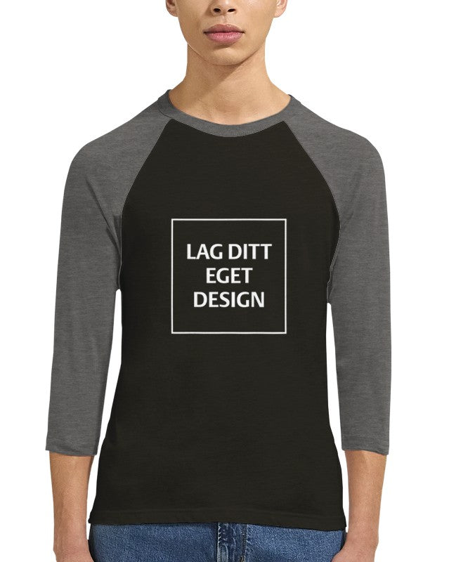 Unisex 3/4 Sleeve Raglan T-Shirt – Create Your Unique Design
