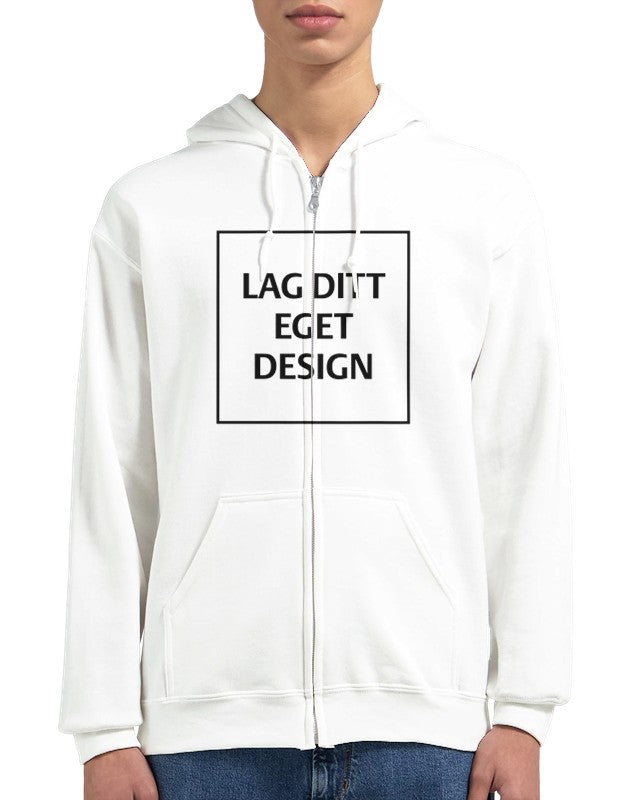 Custom Zip Hoodie | Design Your Own Personalized Hooded Jacket with Print