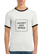 Unisex Ringer T-shirt with Custom Print
