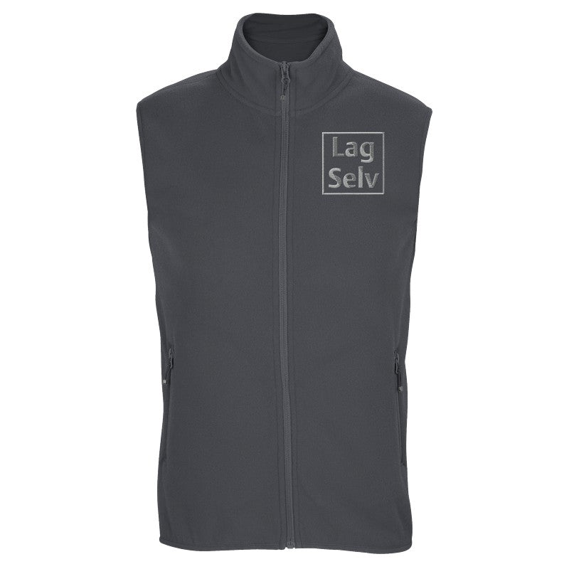 Unisex Microfleece Zip Vest | Custom Design with Embroidery