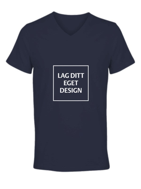 Custom Women's Fitted V-Neck T-Shirt | 100% Cotton