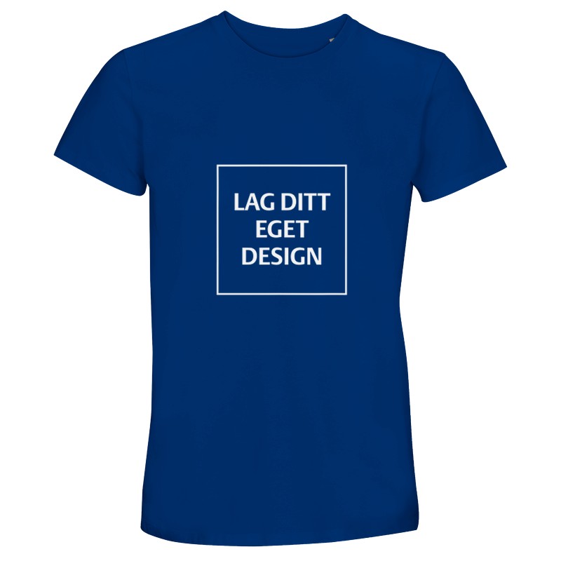Recycled Unisex Crewneck T-shirt | Design Your Own Custom Print Tee