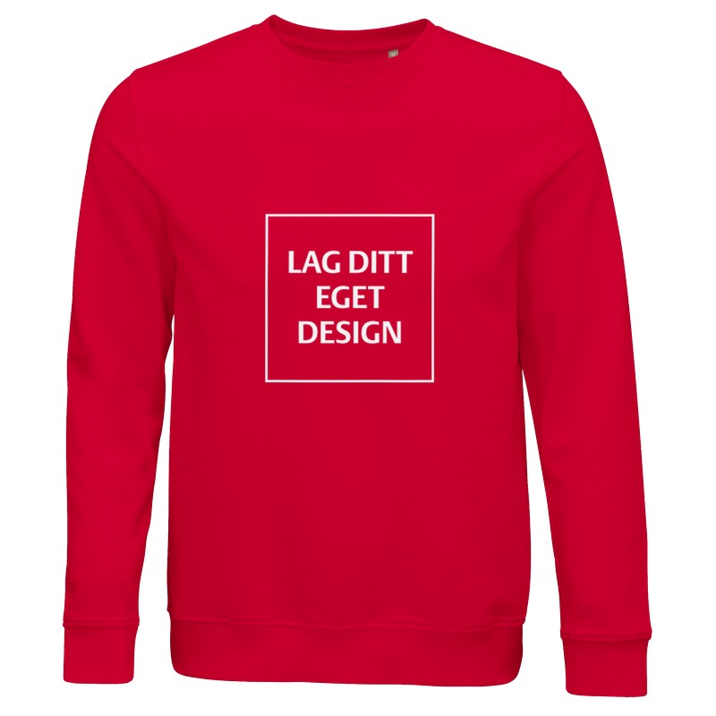 Organic Unisex Custom Crewneck Sweatshirt | Design Your Own