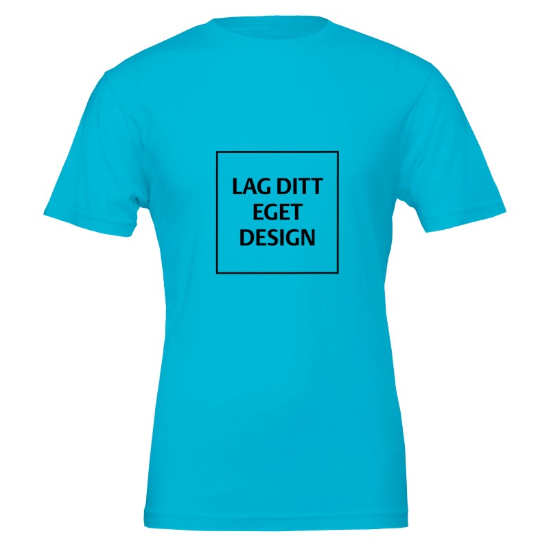 Premium Unisex Crewneck T-Shirt | Design Your Own with Custom Print