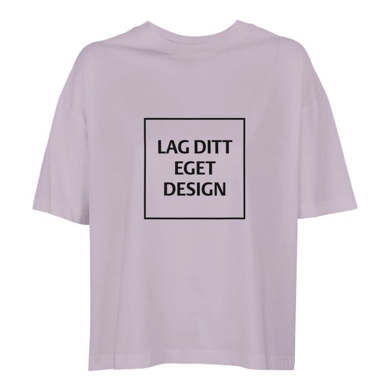 Organic Oversized Women's T-shirt | Create Your Own Custom Printed Tee