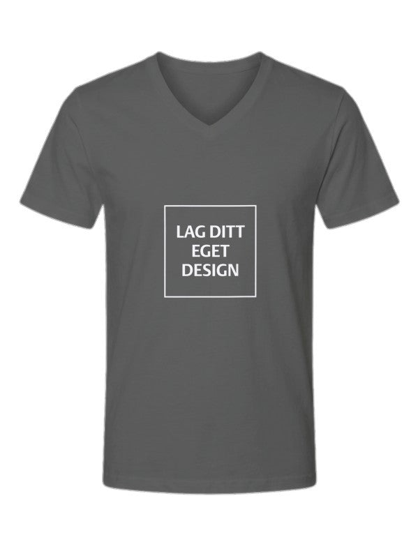 Design Your Own Unisex V-Neck T-Shirt | Custom Print